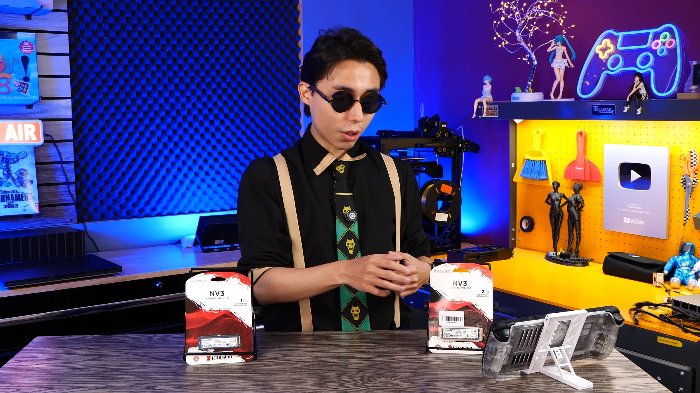 DanielMonty mostrando ssd kingston nv3 falso original analisis droga digital