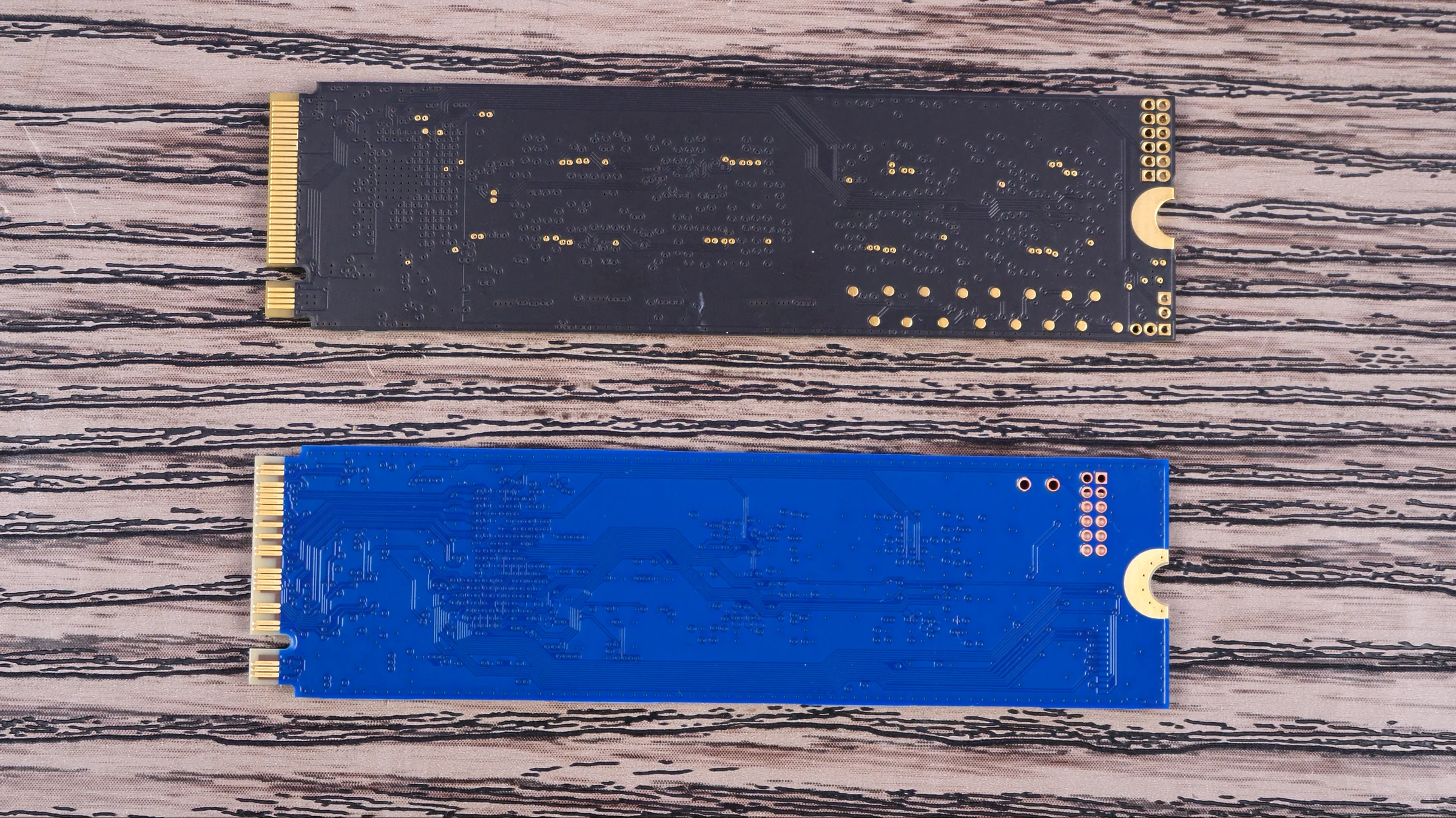 kingston nv3 falso original comparacion pcb azul oscuro chip falsificado