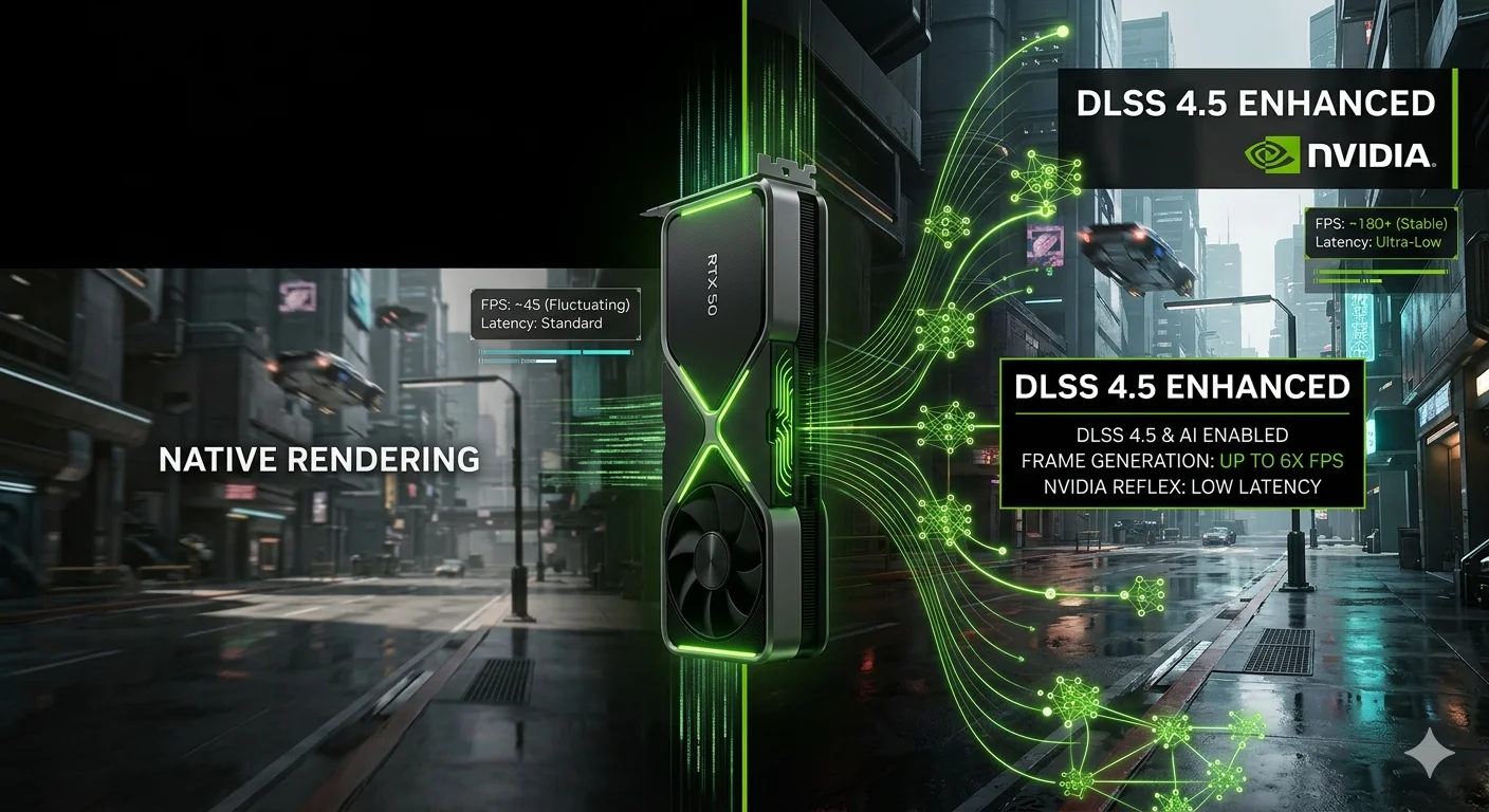 dlss 45 sube la apuesta hasta 6x frame generation y un model m2169