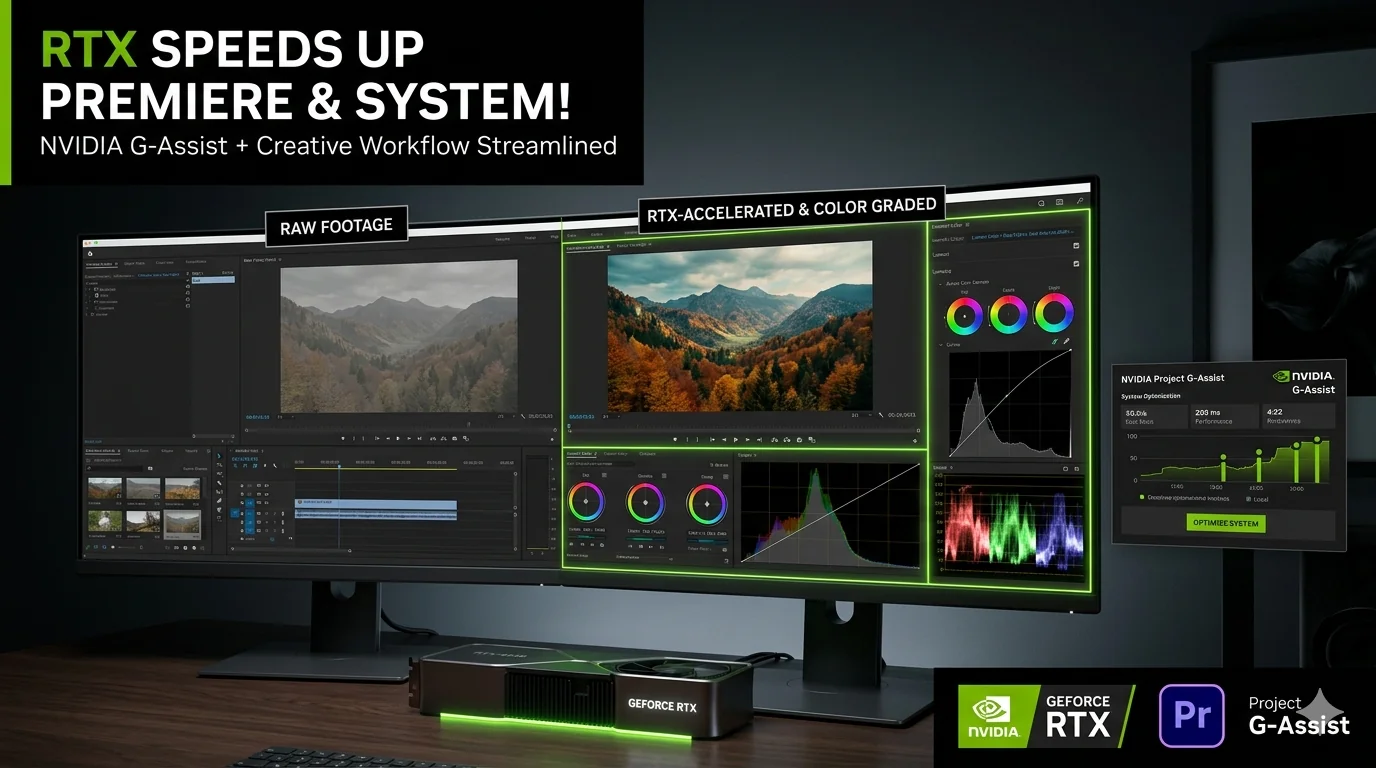 nvidia acelera premiere pro con rtx nuevo color mode promete m2236