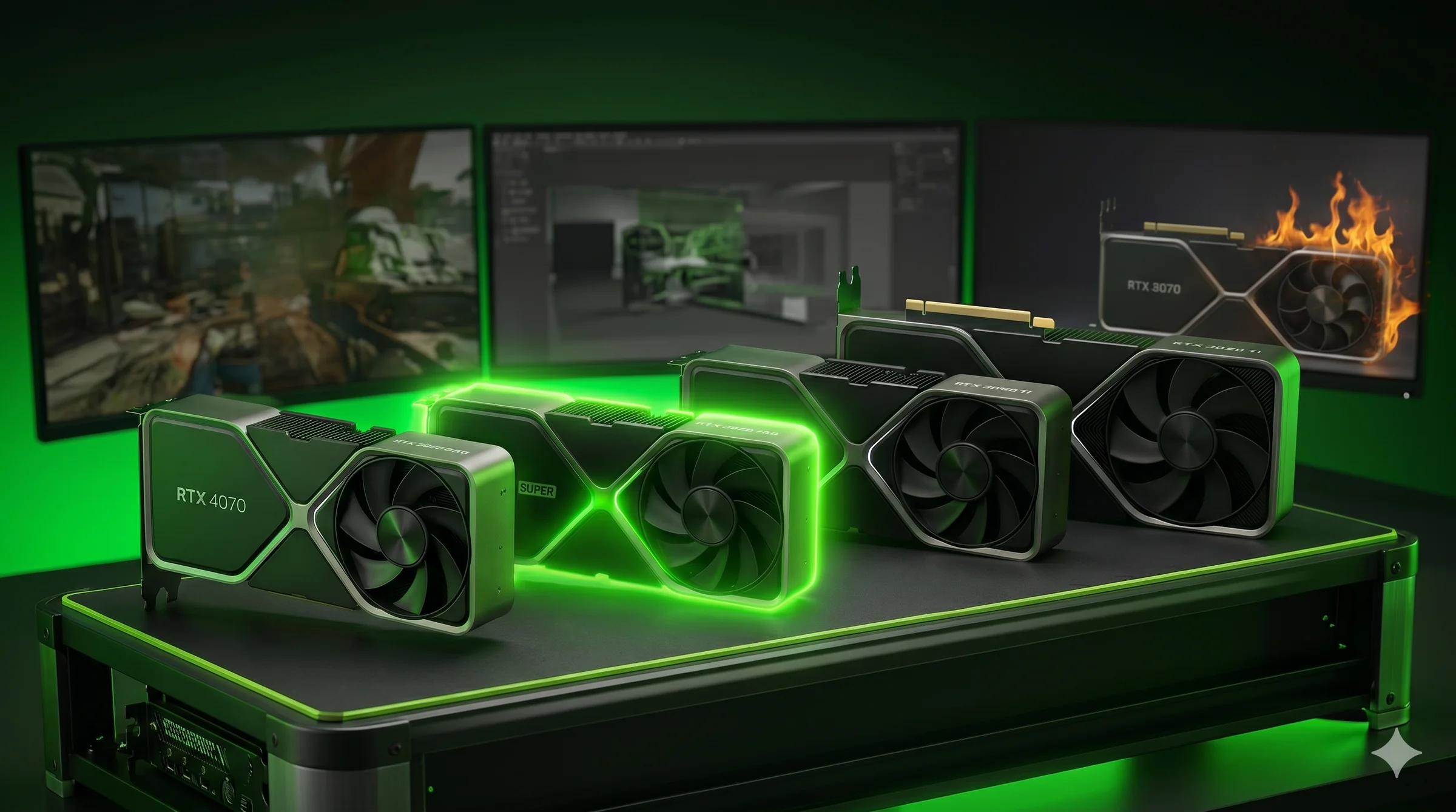 RTX 4070 vs 4070 SUPER vs 4070 Ti vs 4070 Ti SUPER: demasiadas variantes, pero un punto dulce muy claro