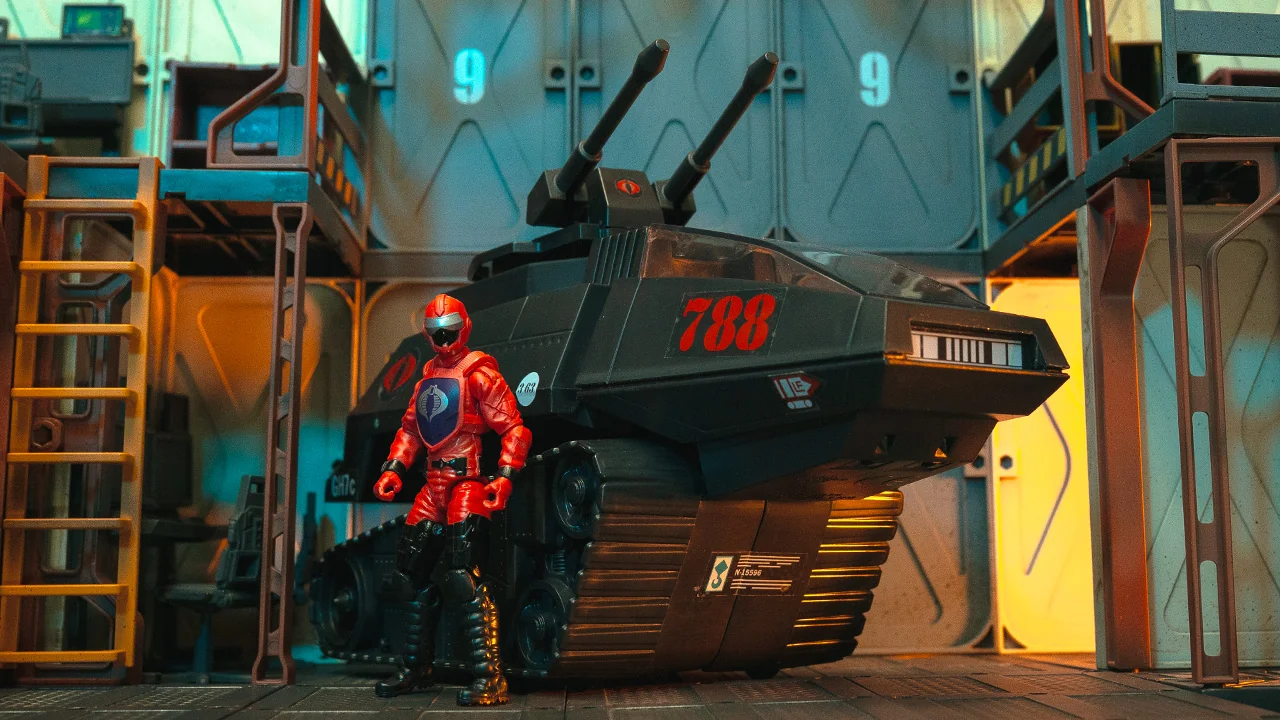 G.I. Joe Retro Cobra H.I.S.S. Tank Walmart Exclusive Unboxing FuryPixel Photo 3