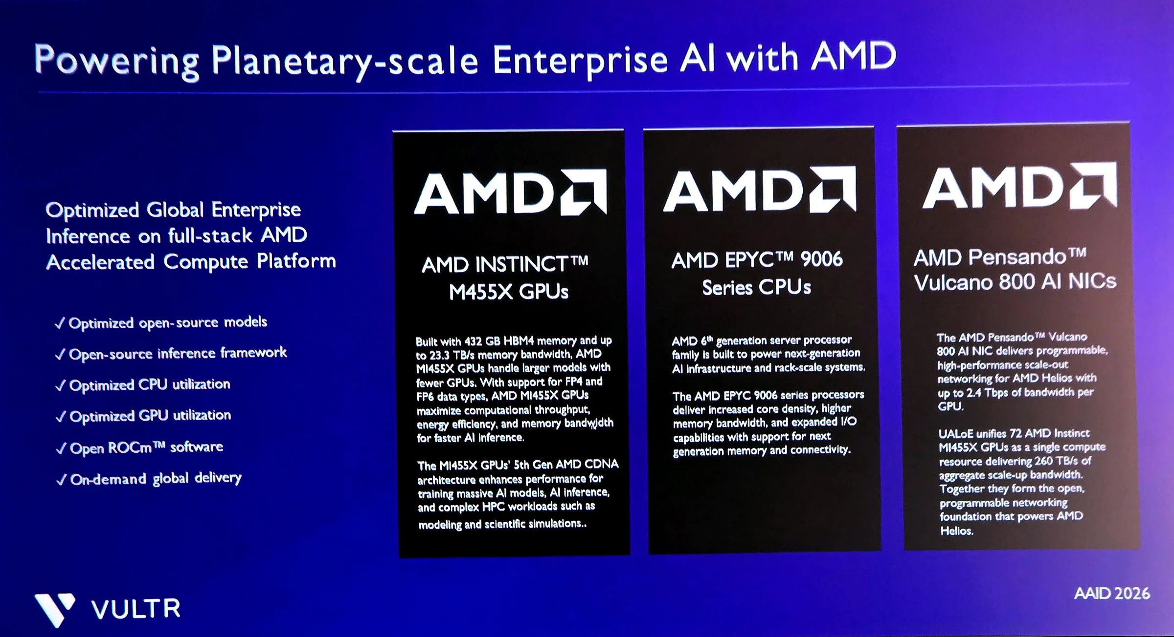 Vultr y AMD Helios: la IA ya no necesita otro laboratorio gigante, necesita infraestructura para producción real