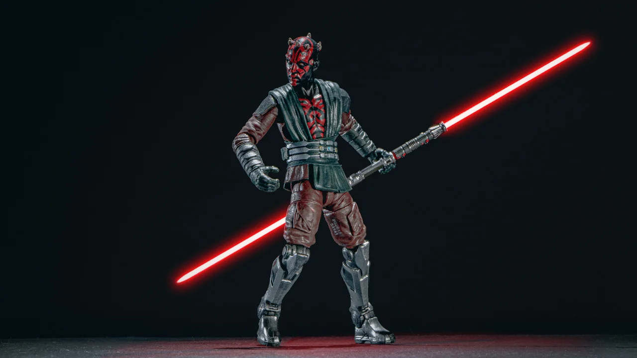 Star Wars TVC Maul Shadow Lord ASMR Unboxing Toy Photography FuryPixel Horizontal Photo 3B