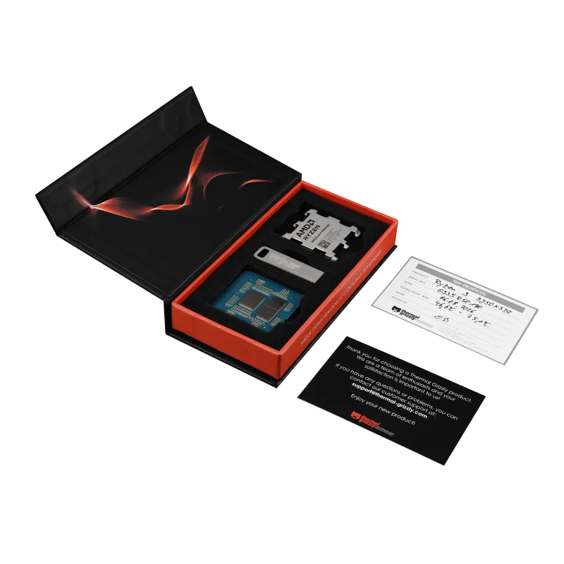 Thermal Grizzly vende un Ryzen 9 9950X3D2 delidded por $1,403 y advierte que no reinstales el IHS