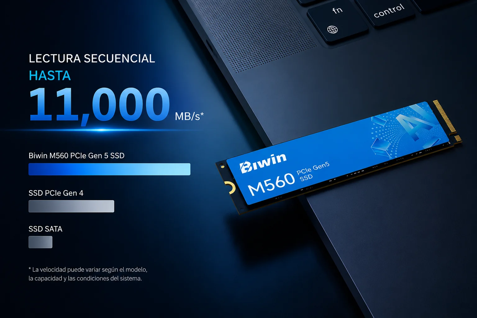 Biwin M560 Gen 5 Speed