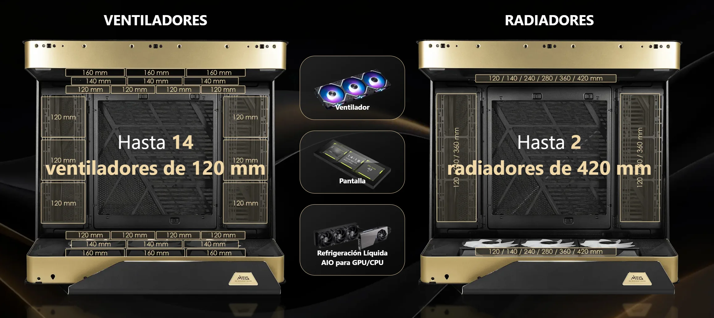 MSI MEG MAESTRO 900R: un gabinete señorial de 33 kilos con un “núcleo” que se vuelve testbench
