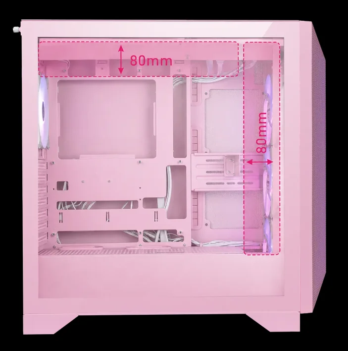 MSI MPG GUNGNIR 212R PZ PINK: un gabinete rosa que no sacrifica hardware por verse bonito