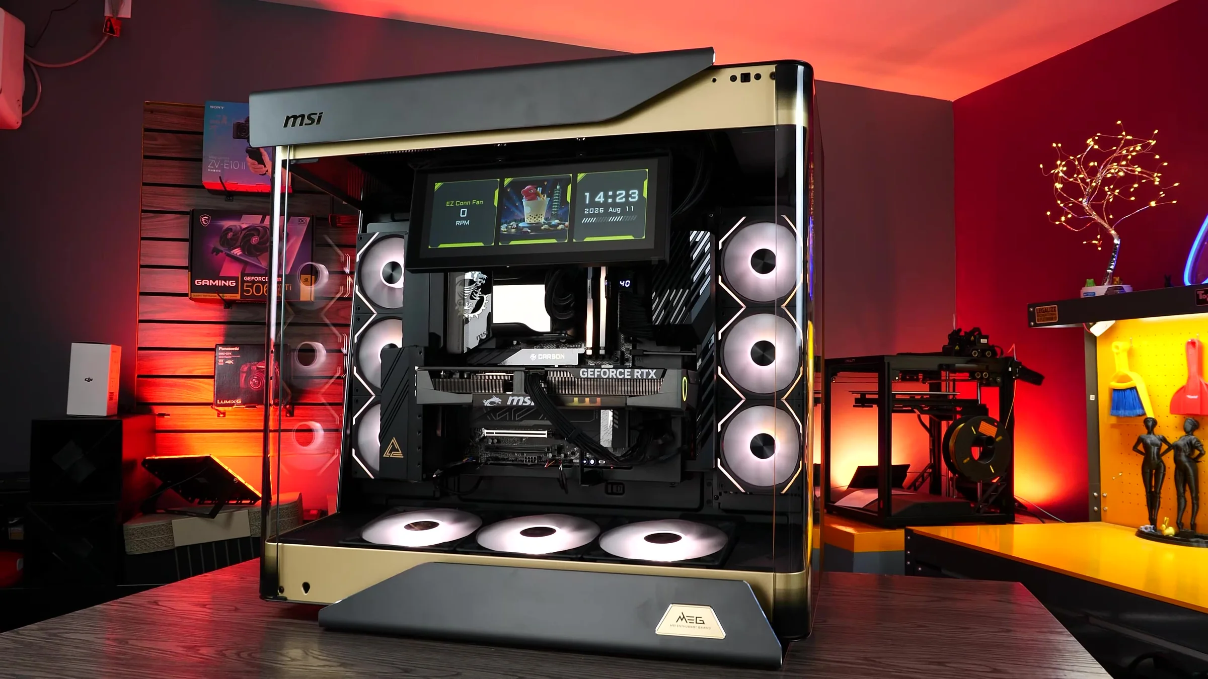 MSI MEG MAESTRO 900R: un gabinete señorial de 33 kilos con un “núcleo” que se vuelve testbench