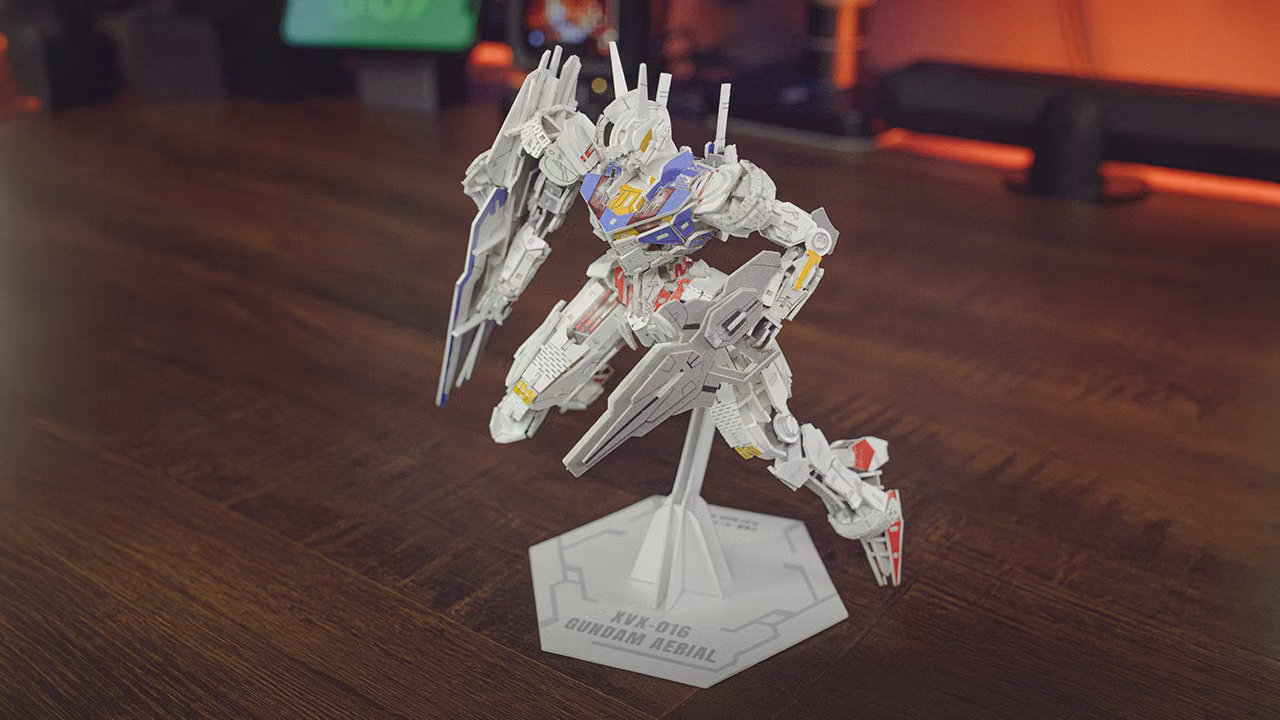 Paper Art si gu mi PRO XVX 016 Gundam Aerial FuryPixel Horizontal Photo 1