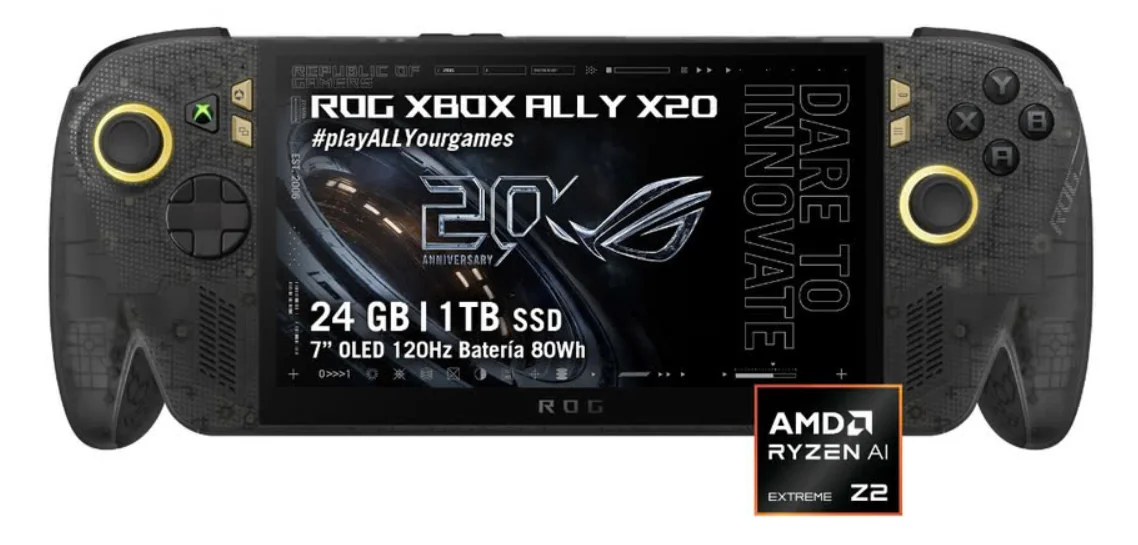 ROG Xbox Ally X20 llega a México con OLED, controles TMR y un bundle de casi 50 mil pesos